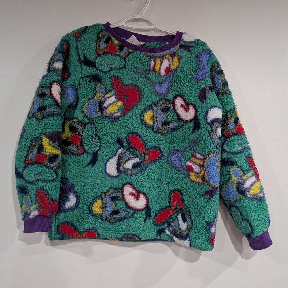 Walt Disney World Donald Duck Sherpa Fleece Size XL